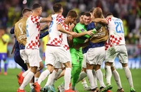 Croatia ăn mừng chiến thắng trước Brazil