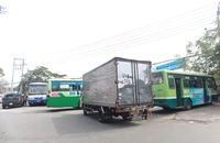 Long An kiểm định các phương tiện vẫn tăng cao 