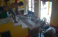 Nam thanh niên nghi “ngáo đá” vào chùa đập phá tài sản
