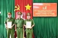 Long An Khen thưởng Ban chuyên án phá 2 vụ cướp tài sản trên Quốc lộ N2