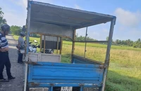 Trộm xe ba gác bị công an bắt giữ sau hơn 5 giờ tẩu thoát