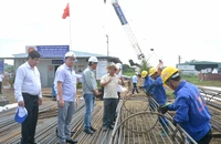 Bí thư Tỉnh ủy – Nguyễn Văn Được kiểm tra tiến độ công trình trọng điểm