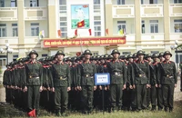 Trung đoàn CSCĐ Đông Nam TP.HCM khai giảng lớp huấn luyện gần 1.000 tân binh