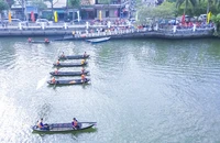 Sôi nổi giải đua xuồng ba lá tỉnh Long An lần thứ I năm 2024