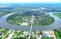 Chung dòng Vàm Cỏ Đông, Tây Ninh với Long An nối đôi bờ phát triển 