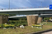 TP.HCM trang trí vòng xoay Nguyễn Thái Sơn với phong cách 'bồ lúa đầy' để đón Tết 