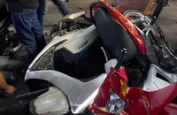 911 nổ súng truy bắt 2 người không đội mũ bảo hiểm