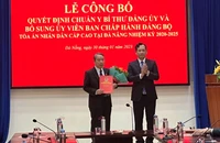 Chuẩn y Bí thư Đảng ủy Tòa Cấp cao tại Đà Nẵng