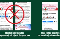 Fanpage giả mạo kêu gọi quyên góp từ thiện cho người bị ảnh hưởng Bão số 3