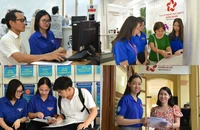 Áo xanh TP.HCM tiếp sức tại trung tâm phục vụ hành chính công