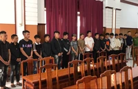Khởi tố 26 thanh thiếu niên đuổi chém nhau trên đường phố ở Ninh Thuận