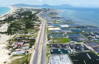 Ảnh minh họa đất nuôi tôm tại xã Vạn Thạnh.