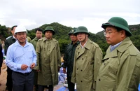 Khánh Hòa khẩn trương khắc phục lở thân đập hồ Nước Ngọt do lũ 