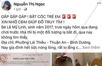 Giả thông báo của công an, tung tin giả bé gái bị bắt cóc