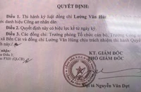 Một đại úy công an ở Bình Dương bị tước danh hiệu Công an Nhân dân