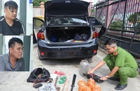 Nhóm trộm chó đi ô tô bắn súng điện, rải đinh chống công an truy đuổi