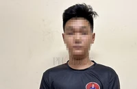 Nam thanh niên cướp giật điện thoại bị công an bắt giữ