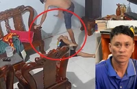 Cha dượng đánh đập dã man bé trai trong clip bị công an mời làm việc