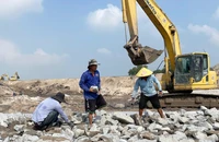 Tất bật trên công trường dự án chống ngập lớn ở Bình Dương
