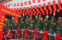 Trang trọng lễ giao quân ở Bình Dương, Lâm Đồng 
