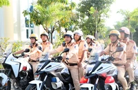 CSGT TP.HCM khu vực 1 phối hợp với công an cấp xã ra quân trấn áp tội phạm