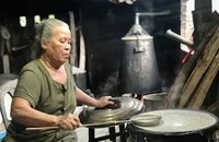Nghề làm bánh tráng Túy Loan là Di sản văn hoá phi vật thể quốc gia