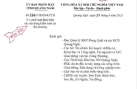 Lãnh đạo sở ngành ở Quảng Ngãi bị nhắc nhở việc phối hợp kiểm toán