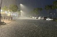 Đường phố Đà Nẵng ngập cục bộ sau cơn mưa lớn