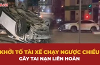 Tài xế xe Lexus chạy làn ngược chiều gây tai nạn liên hoàn bị khởi tố