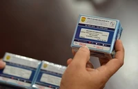 Bộ sản phẩm kit test của Công ty Việt Á. Ảnh: CTV