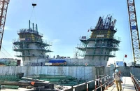 Sắp thi công nhịp chính dây văng cầu Mỹ Thuận 2