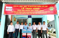 Báo Pháp luật TP.HCM bàn giao 2 căn nhà đại đoàn kết tại Cần Thơ