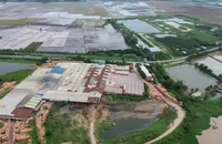 Công ty Xây lắp An Giang khai thác đất vi phạm vào vùng quy hoạch