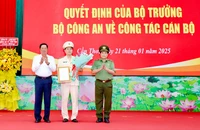 Trung tá Đinh Tùng An được bổ nhiệm làm Phó Giám đốc Công an TP Cần Thơ 