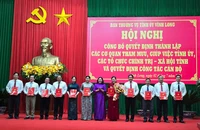 Tỉnh uỷ Vĩnh Long công bố thành lập các cơ quan tham mưu và nhân sự chủ chốt 