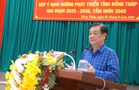 Đồng Tháp tổ chức hội nghị góp ý định hướng phát triển giai đoạn 2025-2030
