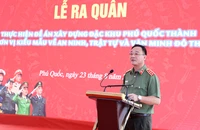 Thứ trưởng Bộ Công an dự lễ ra quân xây dựng đơn vị kiểu mẫu ở đặc khu Phú Quốc