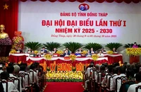 Ông Nguyễn Trọng Nghĩa dự Đại hội đại biểu Đảng bộ tỉnh Đồng Tháp 