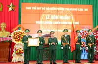 Bộ đội Biên phòng TP Cần Thơ đón Huân chương Chiến công hạng Nhì