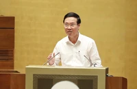 Thường trực Ban Bí thư Võ Văn Thưởng đã phát biểu kết luận. Ảnh: HOÀNG HẢI