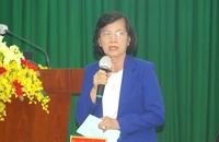 Bà Phạm Phương Thảo, nguyên Chủ tịch HĐND TP.HCM, phát biểu tại hội thảo. Ảnh: LÊ THOA