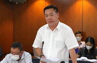 Ông Nguyễn Minh Tuấn, Phó Giám đốc Cảng vụ Hàng không miền Nam. Ảnh: NGUYỄN NHÂN 