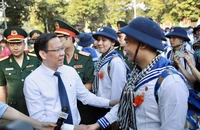 Hàng ngàn thanh niên TP.HCM hồ hởi lên đường nhập ngũ