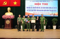 Công an quận Bình Tân đoạt giải Nhất hội thi chuyển đổi số
