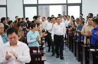 Chủ tịch Quốc hội Trần Thanh Mẫn tiếp xúc cử tri tại TP.HCM
