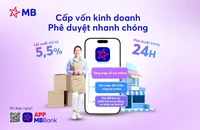 MB trợ lực khách hàng, tăng tốc kinh doanh cuối năm với gói vay chỉ từ 5,5%/năm
