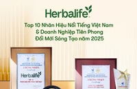 Herbalife Việt Nam đạt Chứng nhận Top 10 Nhãn hiệu nổi tiếng Việt Nam năm 2025