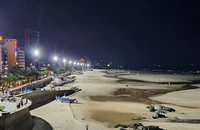 Vũng Tàu: Biển Bãi Trước, Bãi Sau sáng rực nhờ dàn đèn cao áp