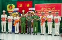 Bà Rịa - Vũng Tàu bổ nhiệm Trưởng, Phó Công an huyện Long Đất
