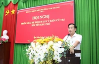 TP.HCM: Phương án đổi tên 20 khu phố của phường Tam Thắng như thế nào?
